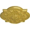 Ekena Millwork Bonetti Ceiling Medallion (Fits Canopies up to 5 1/8"), Hand-Painted Rich Gold, 20"OD x 1 3/4"P CM20BORGS - alternate 2